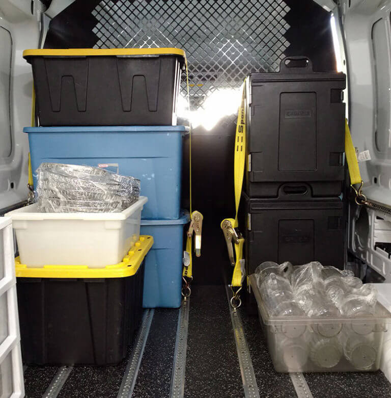 Ford Transit Crew Van Upfitted by Driverge Vehicle Innovations