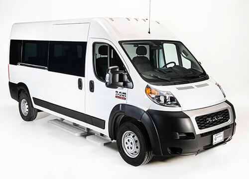 exterior of ram promaster