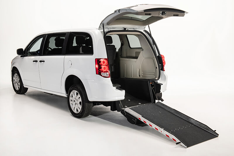 Dodge Grand Caravan with Drivege Rear Entry Conversion