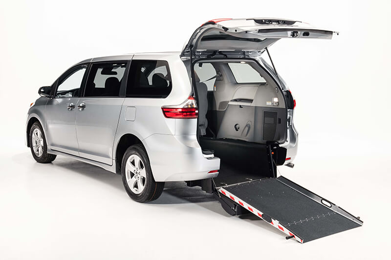 Toyota Sienna with Driverge Manual Rear Entry Conversion