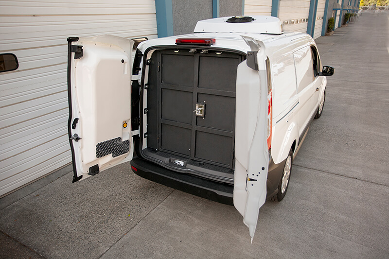 CannaSecure transport with rear cargo doors closed