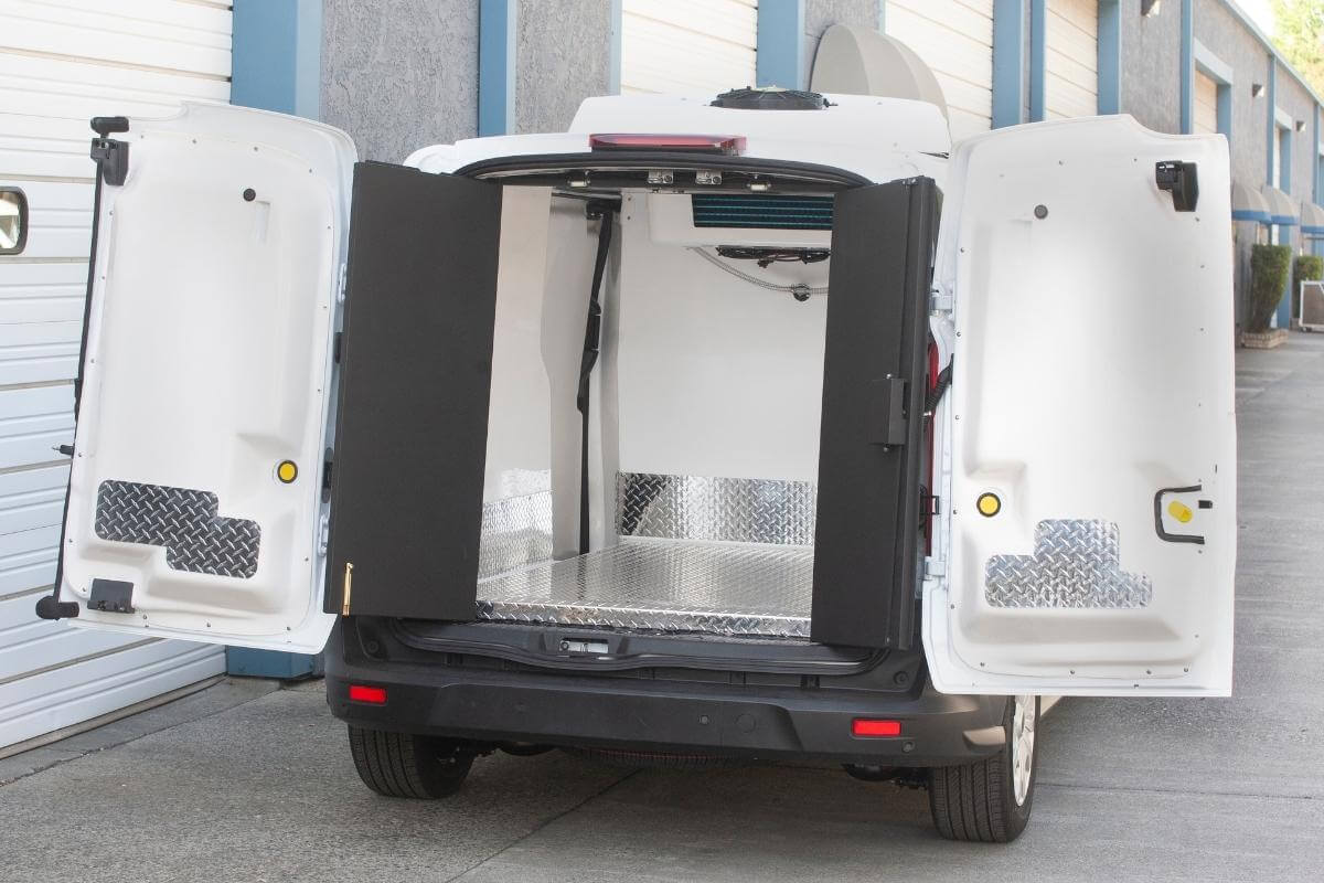 commercial van with refrigeration and climate control