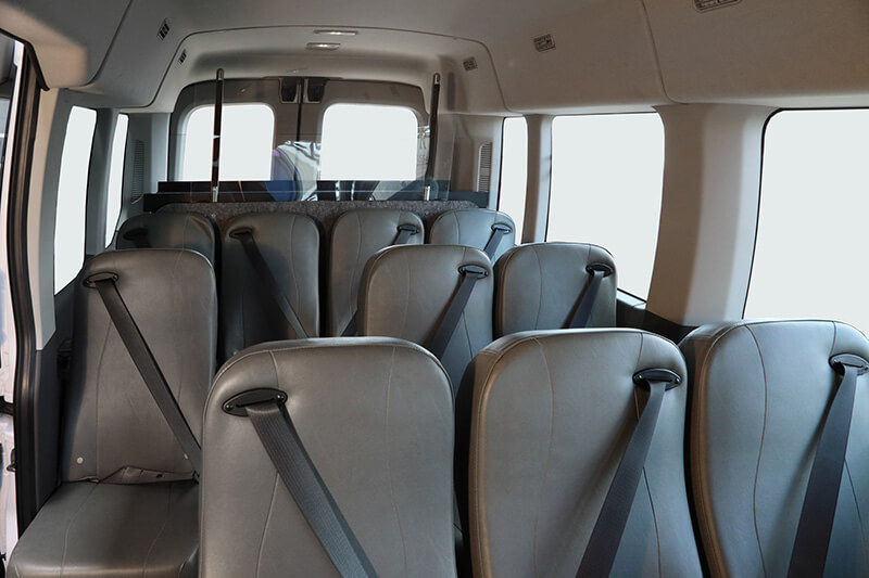 Hopsitality Shuttles Hospitality Shuttle Interior
